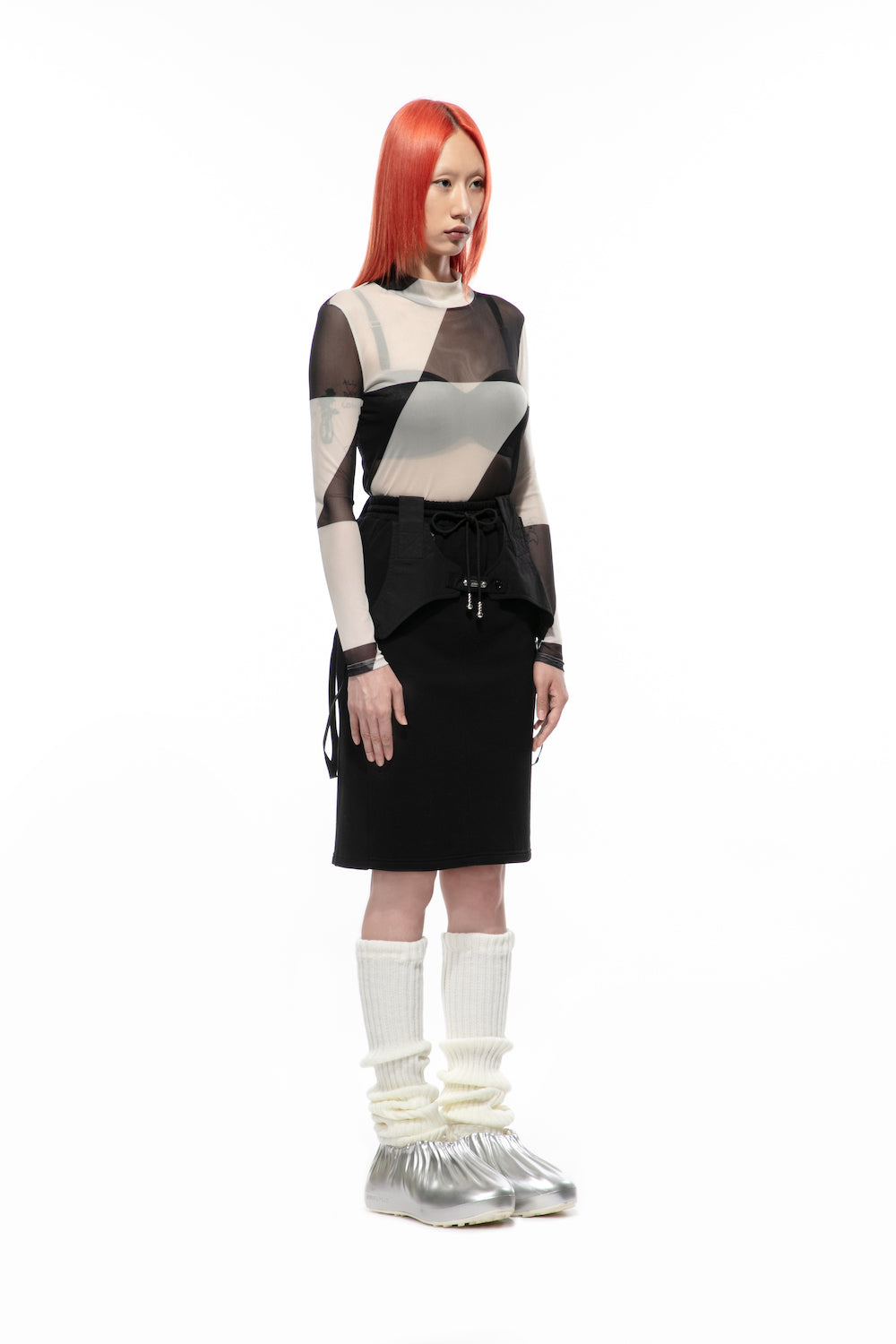 Harness Sweatskirt - Black