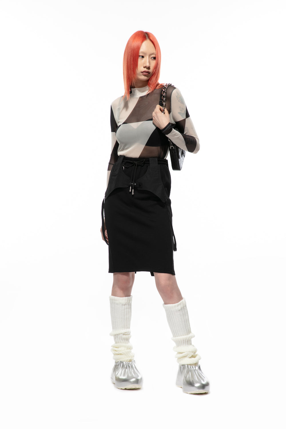 Harness Sweatskirt - Black