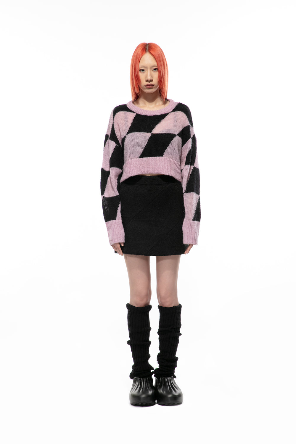 PXL Mohair Cropped Sweater
