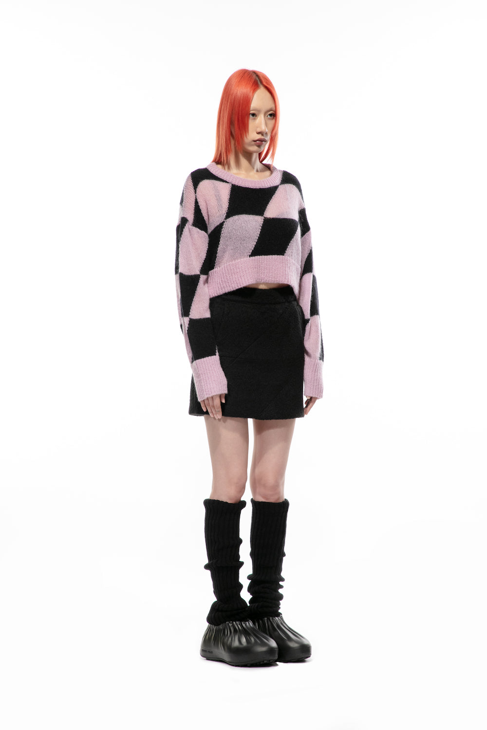 PXL Mohair Cropped Sweater