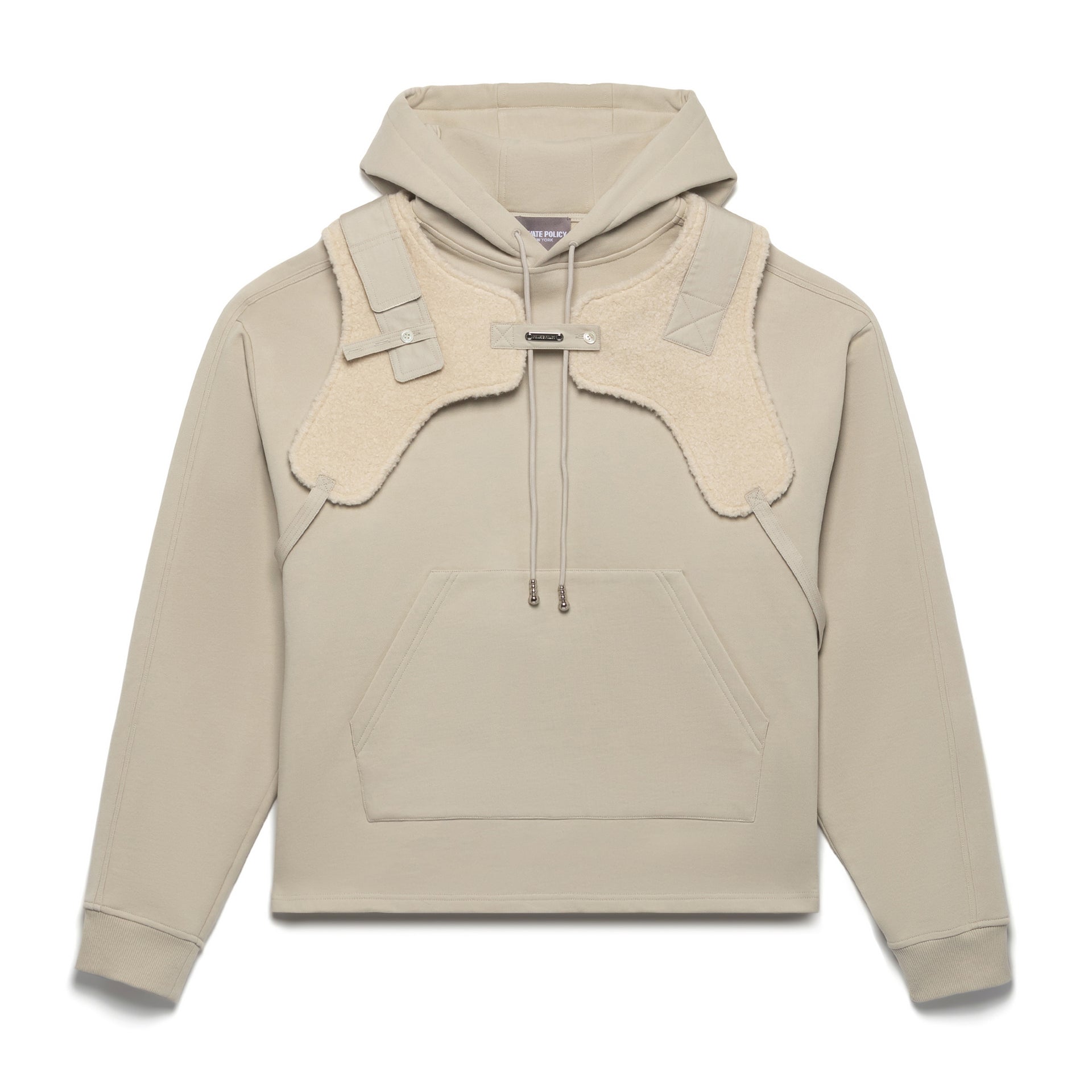 Shearling Harness Hoodie