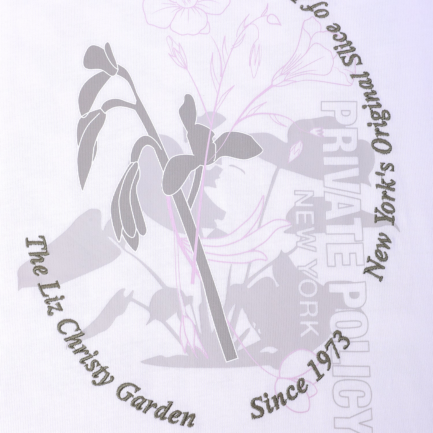 Liz Christy Garden T-shirt - White