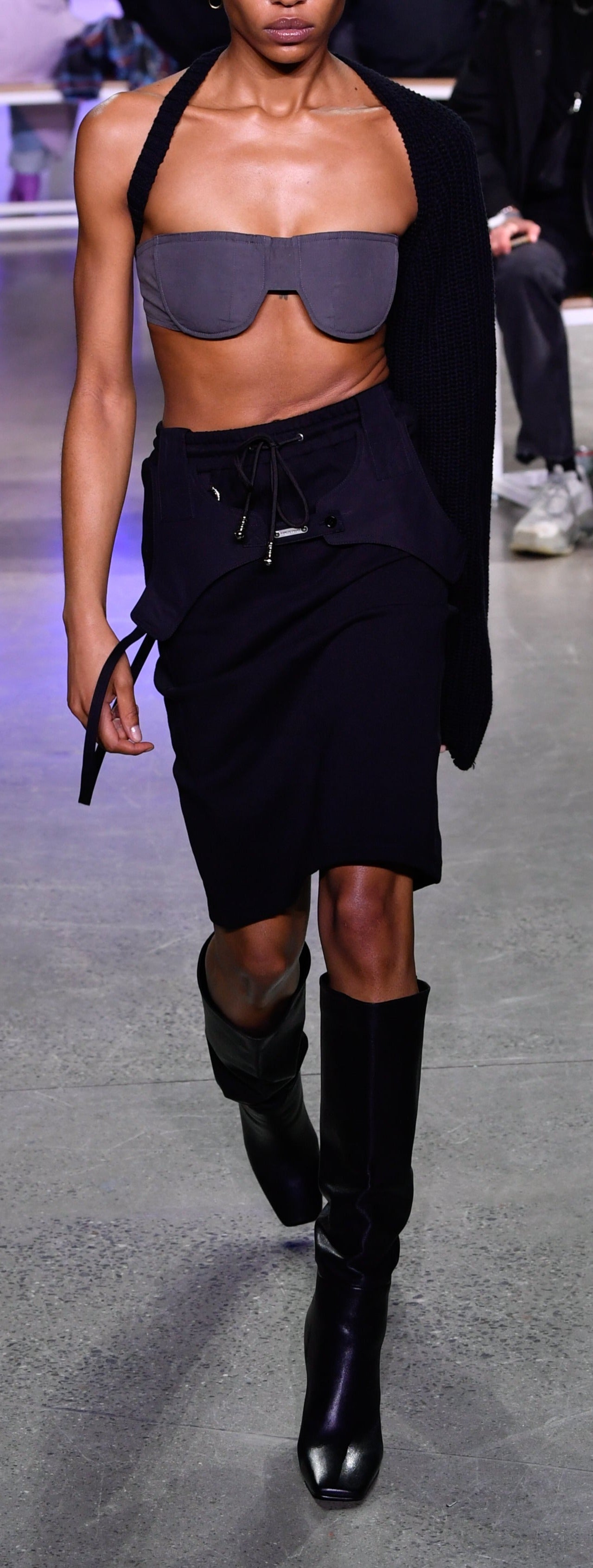 Harness Sweatskirt - Black