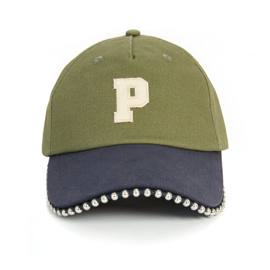 City Ballchain Cap - OLIVE/NAVY
