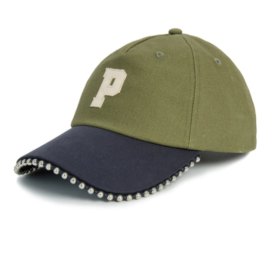 City Ballchain Cap - OLIVE/NAVY