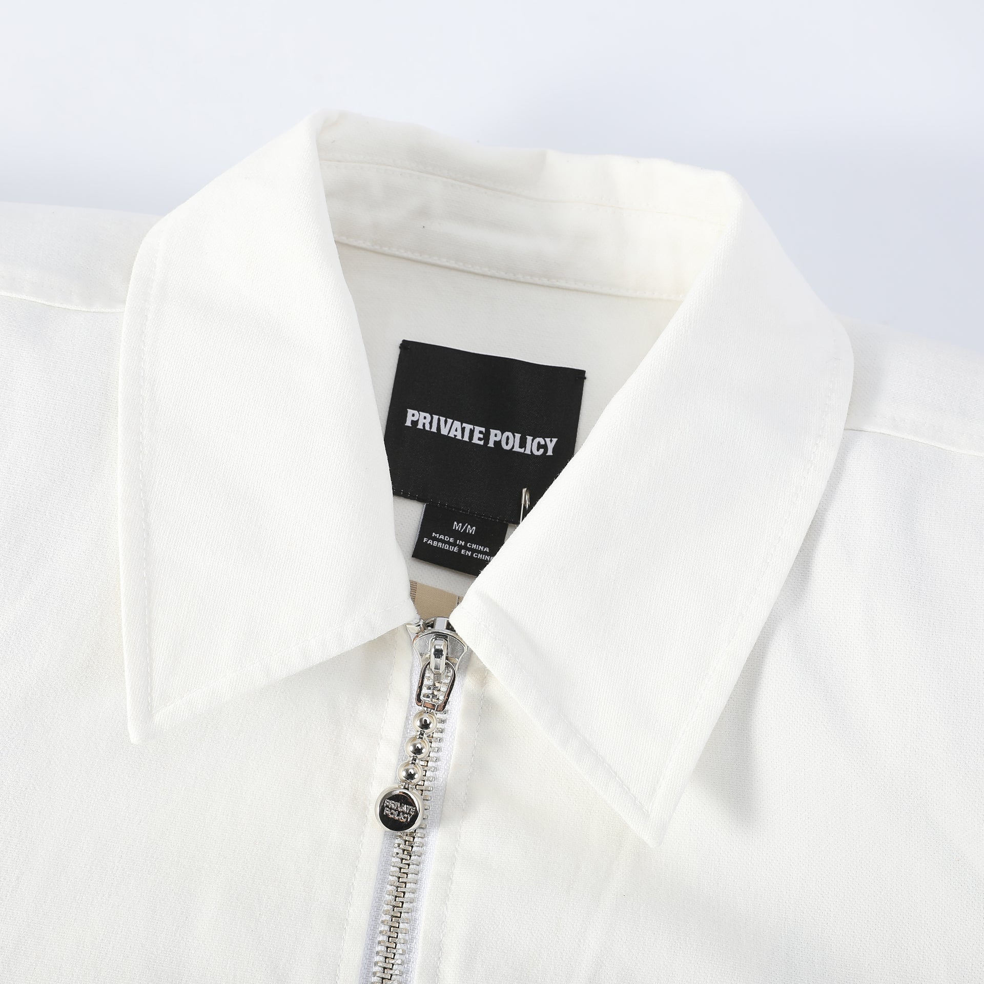 CROPPED POWER SHOULDER WORKWEAR JACKET