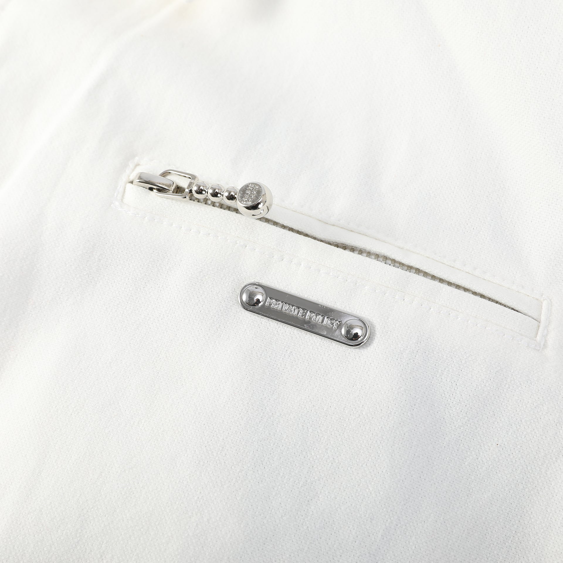 CROPPED POWER SHOULDER WORKWEAR JACKET