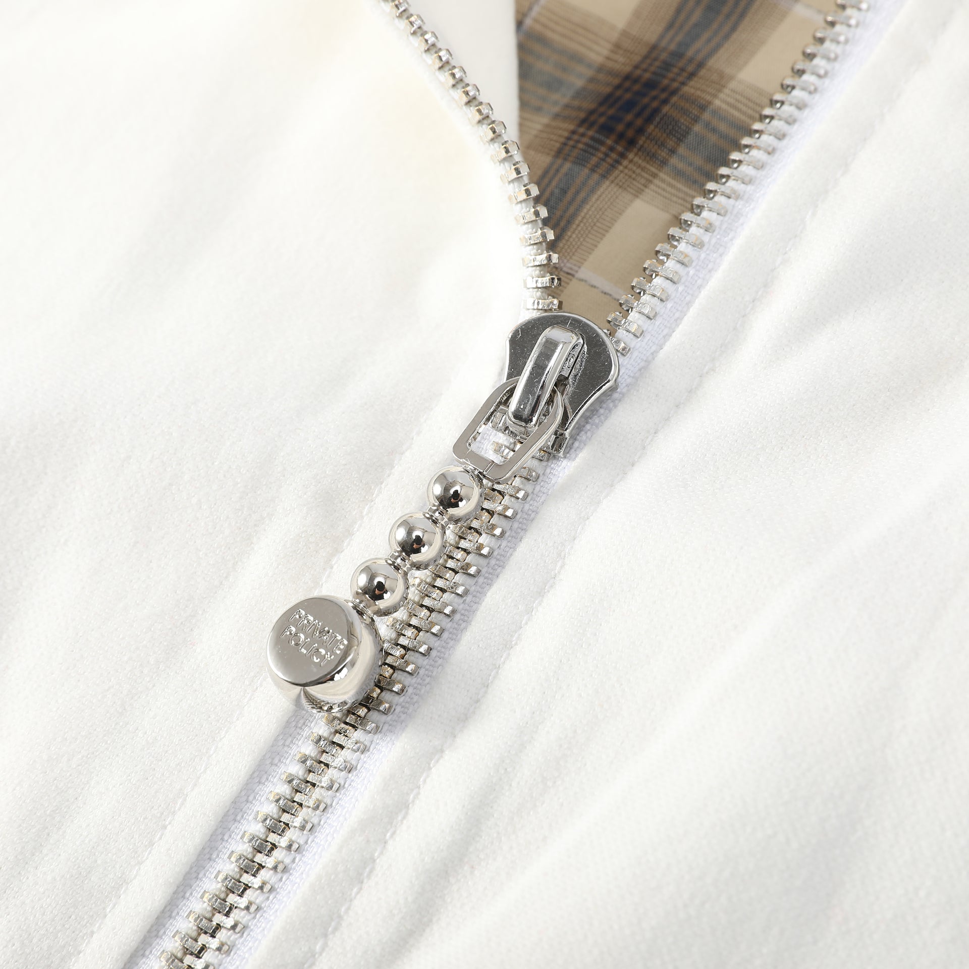 CROPPED POWER SHOULDER WORKWEAR JACKET