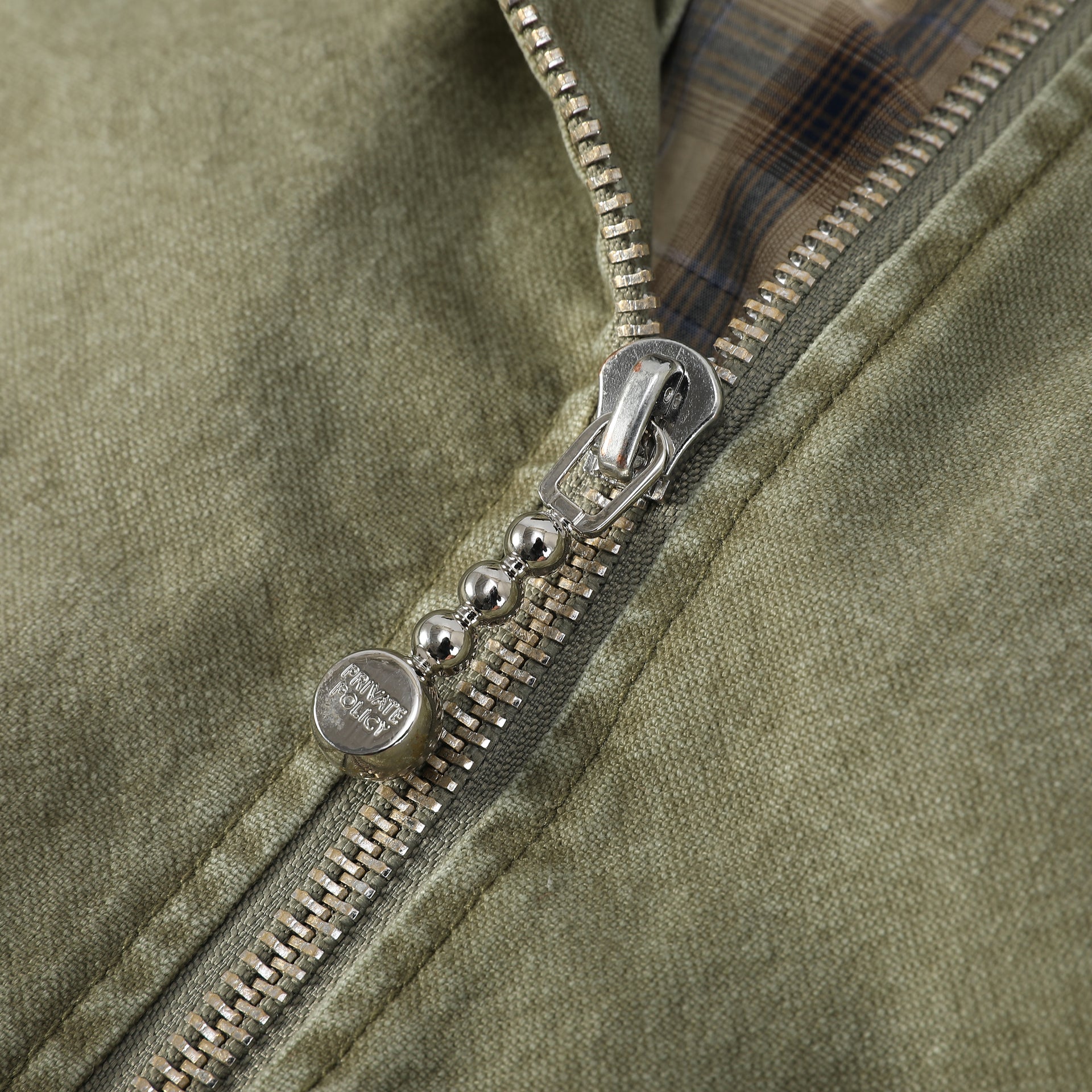 CROPPED POWER SHOULDER WORKWEAR JACKET