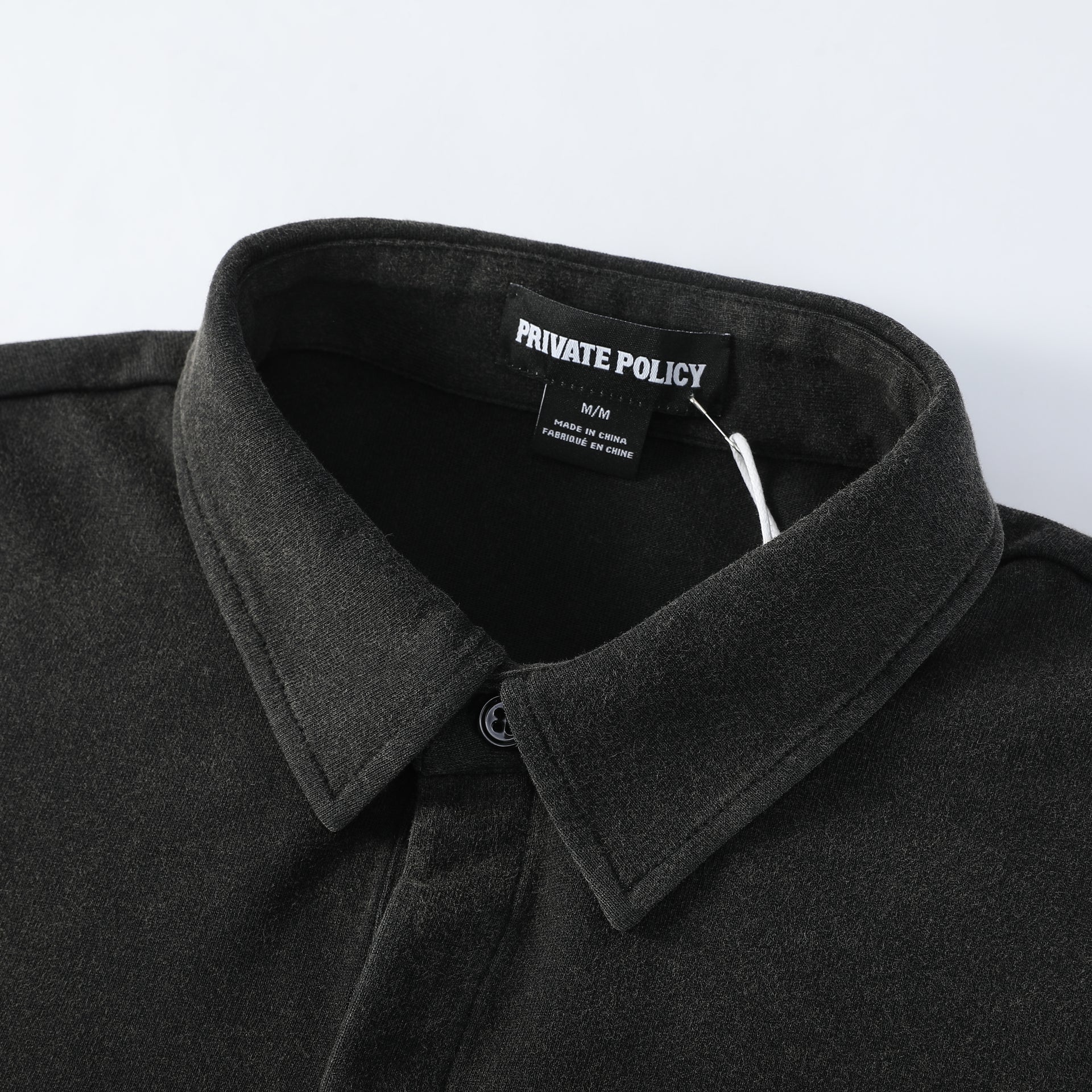 LONG SLEEVE WASHED POLO