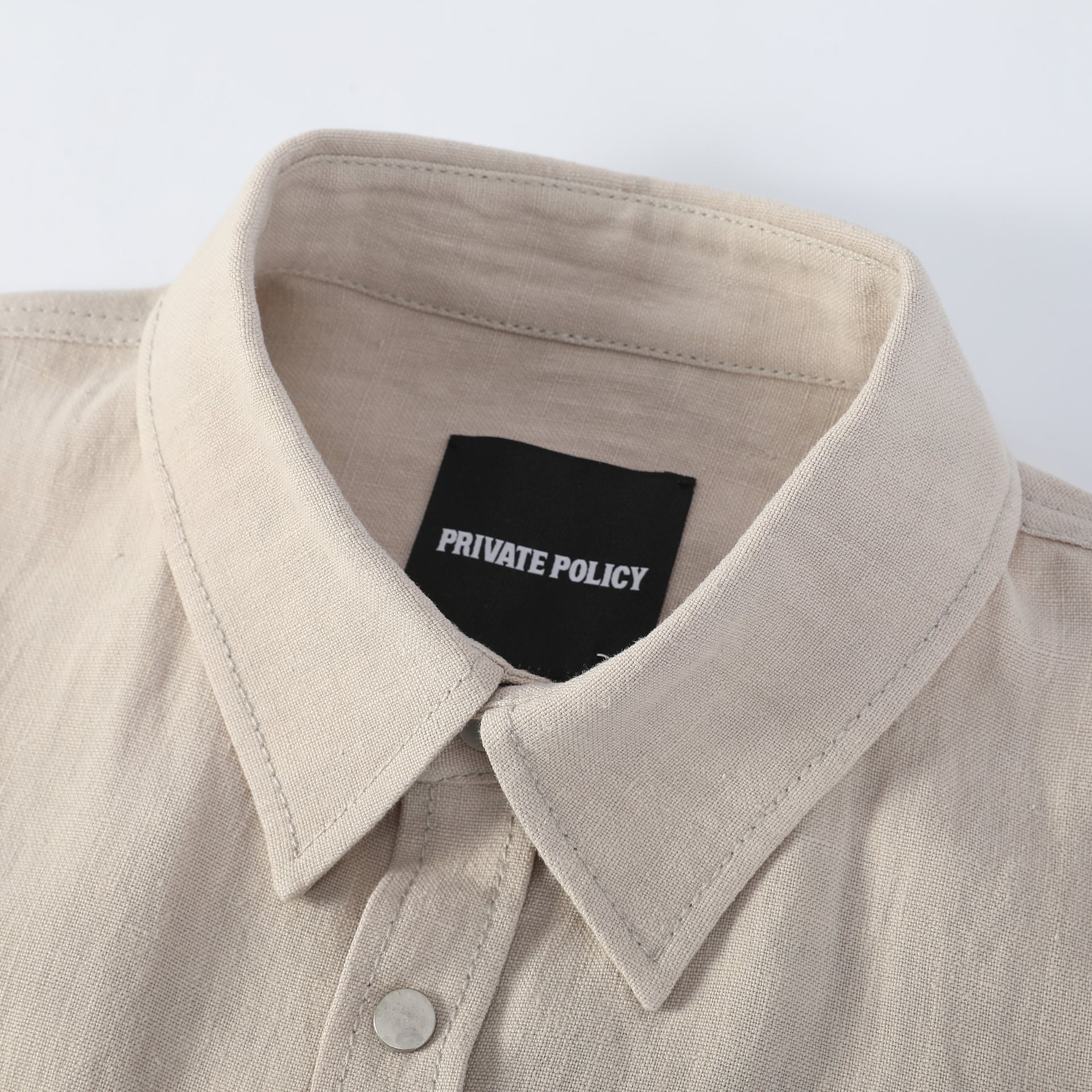 RUCHED POCKET WORK SHIRT