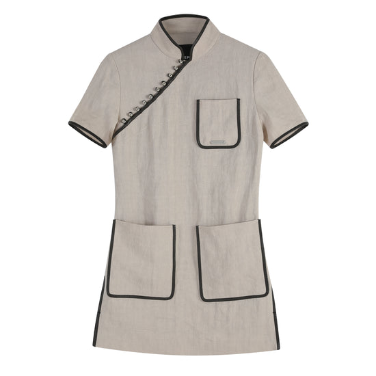 BALL BUTTON SUMMER DRESS