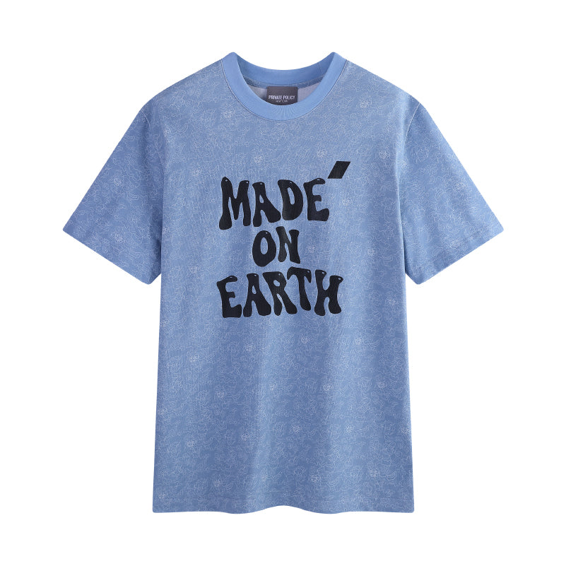 MADE ON EARTH T-shirt - Sky
