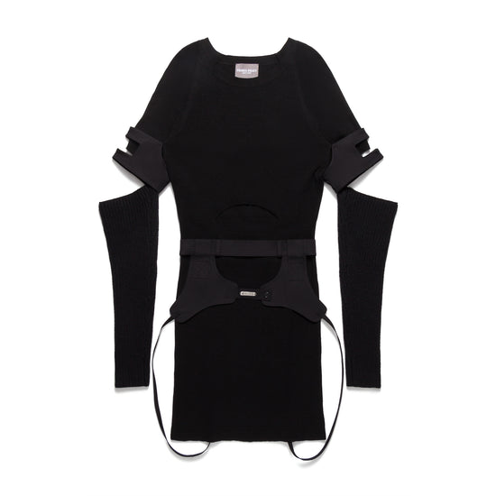 Harness Knit Cutout Dress