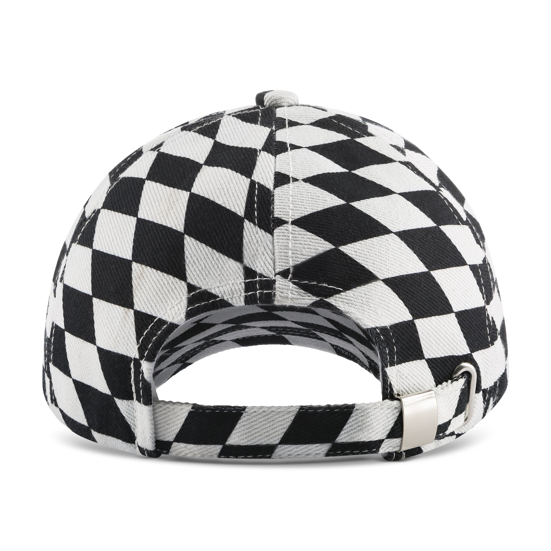 PXL Print Ring Cap - Black and White Checker
